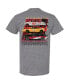 Фото #4 товара Men's Heather Gray NASCAR 75th Anniversary Heritage T-shirt