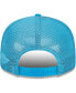 Фото #5 товара Men's Blue Carolina Panthers Grade Trucker 9FIFTY Snapback Hat