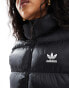 adidas Originals Short Puffer jacket in black