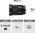Sony SELP-18105G Power Zoom Lens (18 -105 mm, F4.0, OSS, G-Series, APS-C, suitable for A7, ZV-E10, A6000 and Nex Series, E-Mount) Black