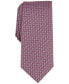 Men's Slim Geometric Tie, Created for Macy's Розовый, OS - фото #1