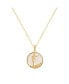 Virgo, Gold Zodiac Necklace