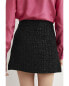 Boden Tweed Metallic Mini Skirt Women's