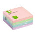 Q-CONNECT Removable sticky note pad 76x76 mm pastel with 400 sheets