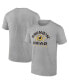 Фото #2 товара Men's Heathered Gray San Diego Padres Iconic Go for Two T-shirt