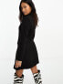 Фото #7 товара Forever New Petite tailored blazer dress in black