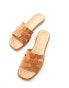 Фото #4 товара schuh Tierney flat sandals in tan leather