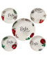 Фото #2 товара Vegetable and Herb Design Pasta by Lorren Home Trend, Set of 5
