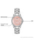 ფოტო #4 პროდუქტის Women's Eco-Drive Stainless Steel Bracelet Watch 29mm FE1140-86X