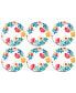 Фото #1 товара Audrey Floral 10.5" Dinner Plates, Set of 6, Service for 6