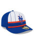Фото #3 товара Men's White New York Mets 2024 Batting Practice Low Profile 59FIFTY Fitted Hat