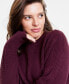 ფოტო #3 პროდუქტის Women's Dolman-Sleeve Crewneck Sweater, Created for Macy's