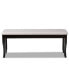 Фото #2 товара Cornelie Modern and Contemporary Transitional Fabric Upholstered Dining Bench