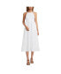 ფოტო #1 პროდუქტის Petite Linen Sleeveless Midi Dress