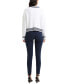 ფოტო #2 პროდუქტის Women's Babysoft V-Neck Varsity Sweater