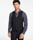 ფოტო #1 პროდუქტის Men's Slim-Fit Stretch Solid Suit Vest, Created for Macy's