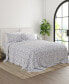 Фото #3 товара The Farmhouse Chic Premium Ultra Soft Pattern 4 Piece Sheet Set by Home Collection - Full