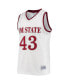 Фото #3 товара Men's Pascal Siakam White New Mexico State Aggies Alumni Commemorative Replica Basketball Jersey