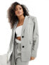 Фото #1 товара 4th & Reckless tailored dropped shoulder blazer co-ord in grey