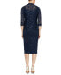 Фото #2 товара 2-Pc. Lace Jacket & Midi Dress Set