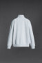 Cotton quarter-zip sweatshirt