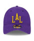 Фото #2 товара Men's Purple Los Angeles Lakers 2023/24 City Edition 9TWENTY Adjustable Hat