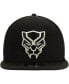 Men's Black Black Panther Classic Logo 9FIFTY Adjustable Snapback Hat