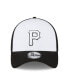 ფოტო #2 პროდუქტის Men's Black, White Pittsburgh Pirates 2023 On-Field Batting Practice 39THIRTY Flex Hat