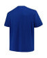 Фото #3 товара Men's Blue New York Rangers Big Tall Arch Over Logo T-Shirt