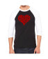 Фото #1 товара Men's Raglan Word Art T-shirt - All You Need is Love