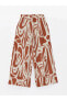 Фото #1 товара LCW Vision Beli Lastikli Desenli Keten Karışımlı Kadın Pantolon