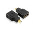 Фото #2 товара Techly IADAP-HDMI-MD - Micro HDMI D - HDMI - Black