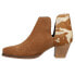 Фото #3 товара Roper Rowdy Cow Snip Toe Cowboy Booties Womens Brown Casual Boots 09-021-0981-30