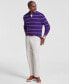 Men's Stripe Quarter-Zip Sweater, Created for Macy's