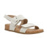 VANELi Nelly Wedge Womens White Casual Sandals NELLY-312928