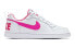Фото #3 товара Кеды Nike Court Borough Low детские бело-розовые 845104-100