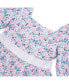 ფოტო #5 პროდუქტის Girls' Short Sleeve Puff Sleeve Party Dress, Toddler