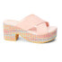 BEACH by Matisse Nellie Platform Womens Pink Casual Sandals NELLIE-669
