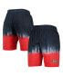 Фото #1 товара Men's Navy and Red Philadelphia 76ers Hardwood Classic Authentic Shorts