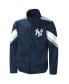 ფოტო #2 პროდუქტის Men's Navy New York Yankees Earned Run Full-Zip Jacket