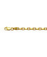 Фото #3 товара Macy's elongated Box Link 20" Chain Necklace (3mm) in 14k Gold