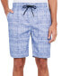 Фото #1 товара Men's Slim-Fit Stretch Printed Drawstring Shorts