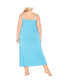 ფოტო #2 პროდუქტის Plus Size Lace Trim Maxi Sleep Dress