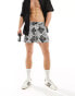 Another Influence swim shorts in diamond paisley