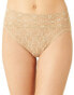 b.tempt'd 294198 Women's Lace Kiss Hi Leg Panty Briefs, Au Natural, Size MD