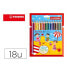 Фото #1 товара Цветные карандаши STABILO Трио Разноцветные 18 предметов