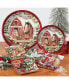 Homestead Christmas 4 Piece Soup Bowl Set