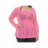 Фото #2 товара NY Collection Women's Long Sleeve Scoop Neck Tunic Sweater Pink Size M