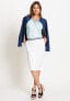 ფოტო #1 პროდუქტის Women's Stretch Twill Pull-On Skirt