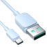 Фото #3 товара Kabel przewód USB-A - USB-C 3A 1.2m niebieski